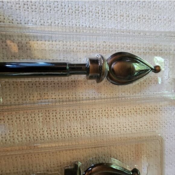 Northcrest Decorative Rod & Brackets Complete Set of 2 - 28" x 48" - Picture 3 of 4